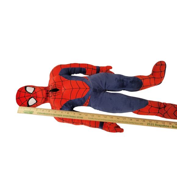 27" Spider-Man Plush Pillow Marvel Jay Franco Stuffed Superhero Toy Red Blue - Picture 4 of 16